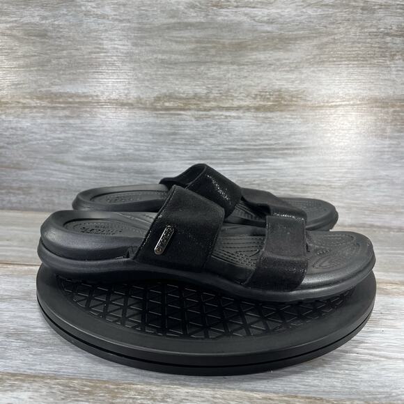 Crocs Women’s Capri Dual Strap Slide Sandals Size 11 - Picture 3 of 8